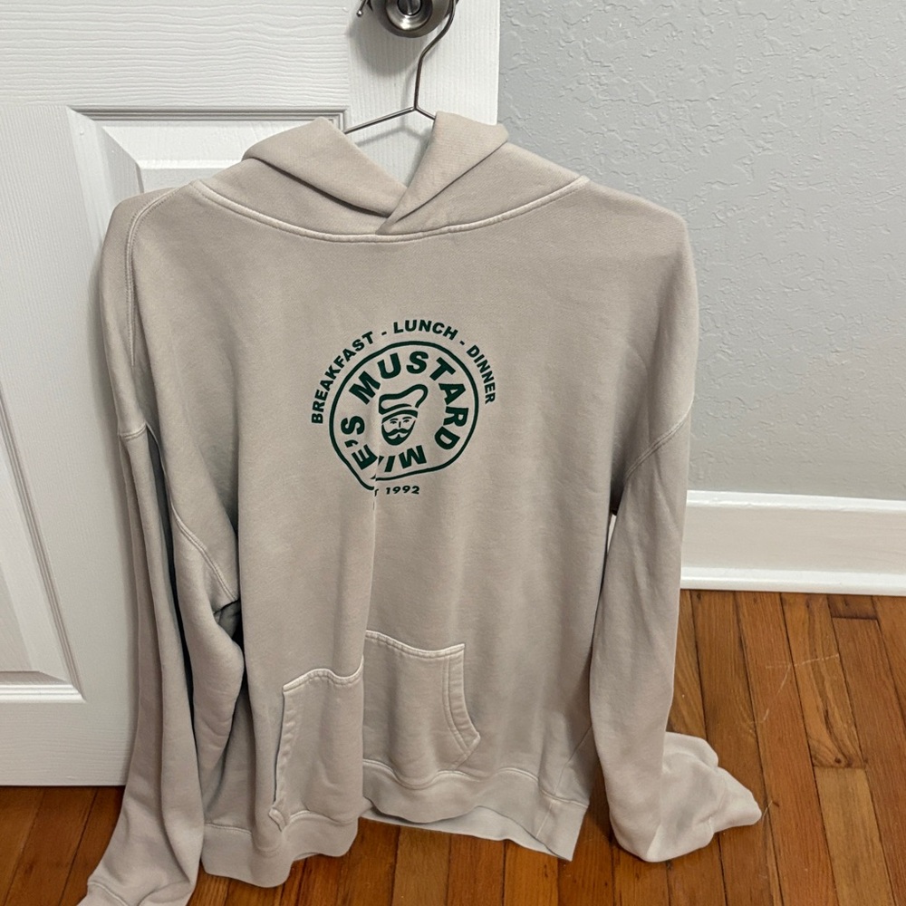 Quinn XCII Men's Beige Hoodie with Graphic Print